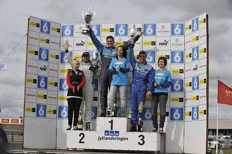 James Thompson fik sin første DTC-pokal med hjem.